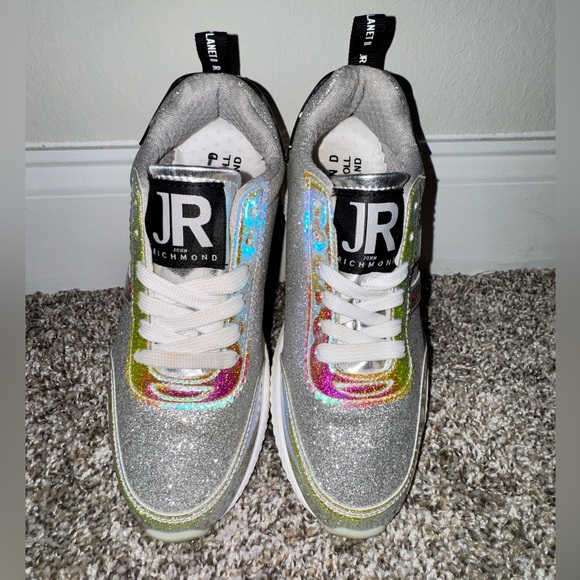 JOHN RICHMOND Glitter Holographic Sneakers